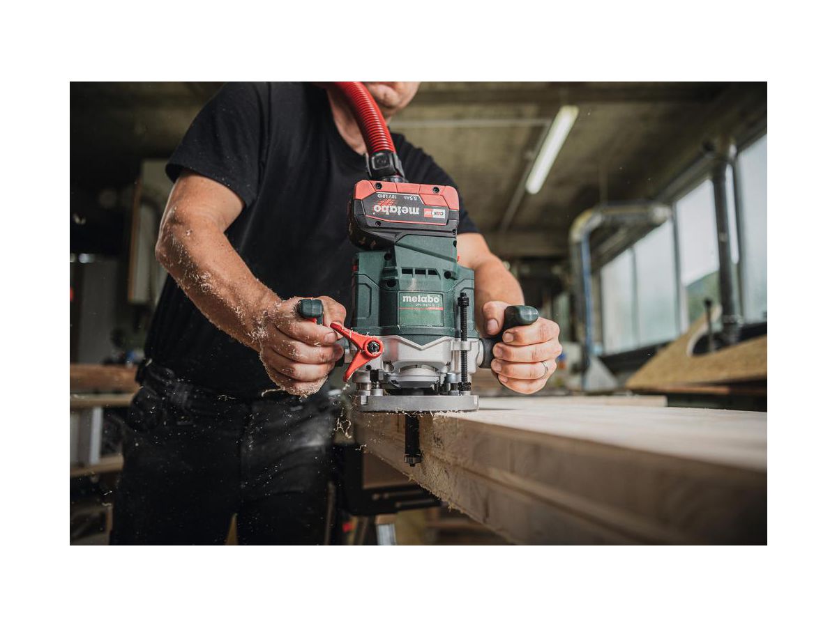 METABO Akku-Oberfräse OFV 18 LTX BL 12 solo, in metaBOX