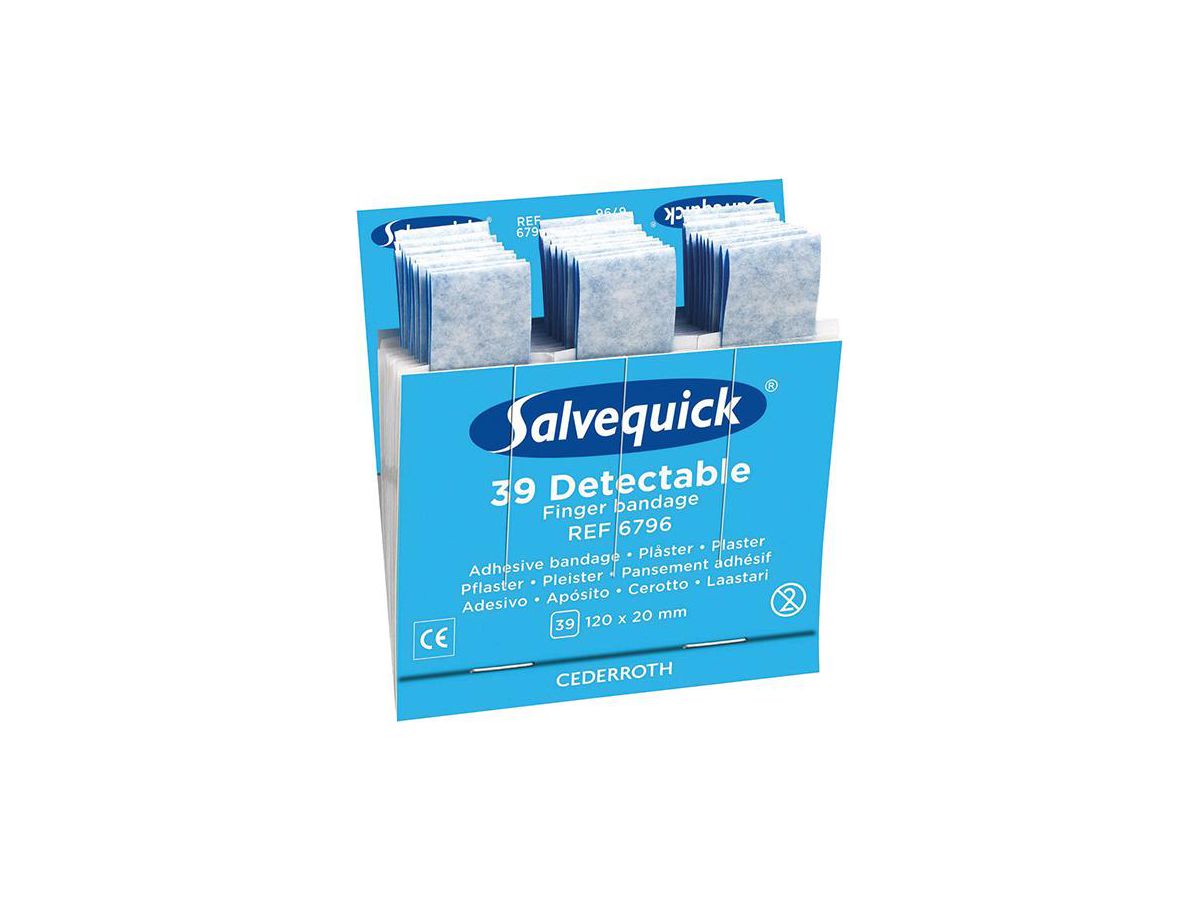 Salvequick Nachf.6x39Pfl. detekt.,Fingerverbände