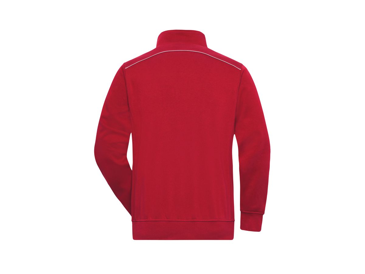 JN Sweatshirt mit Stehkragen JN895 red, Größe 3XL