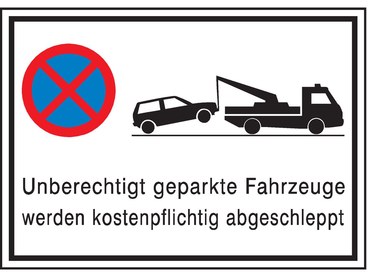 Parkverbotschild