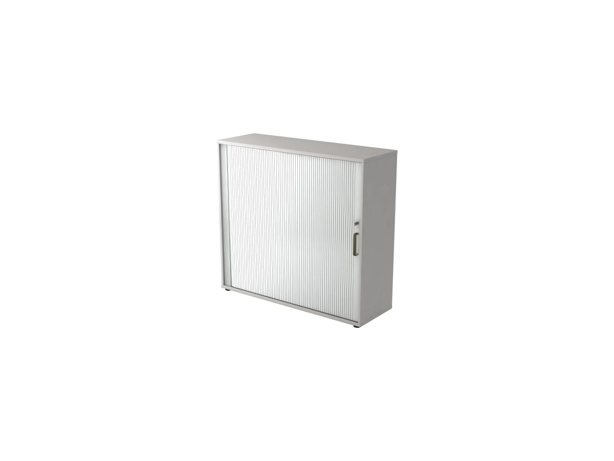 Rolladenschrank 120x40x110cm Grau/Silber