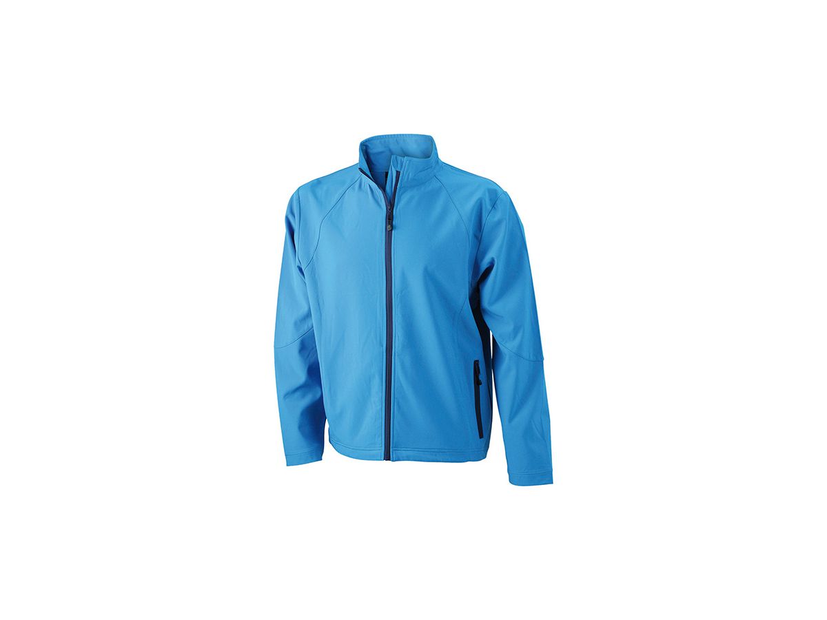 JN Mens Softshell Jacket JN1020 90%PES/10%EL, azur, Größe XL
