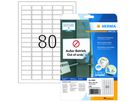 HERMA Haftetikett 10003 35,6x16,9mm weiß 2.000 St./Pack.