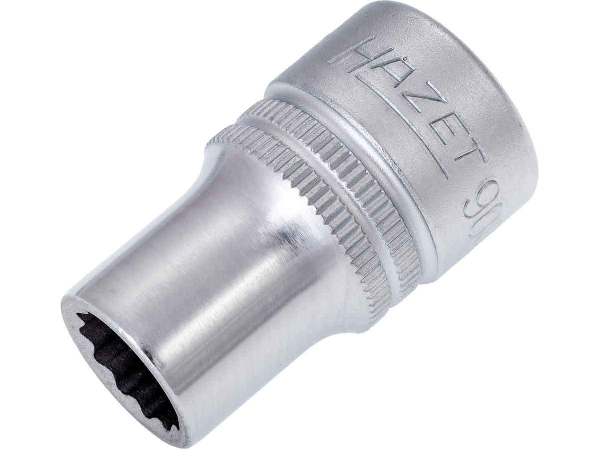 Socket wrench insert 1/2" 11mm bi-hex DIN3124