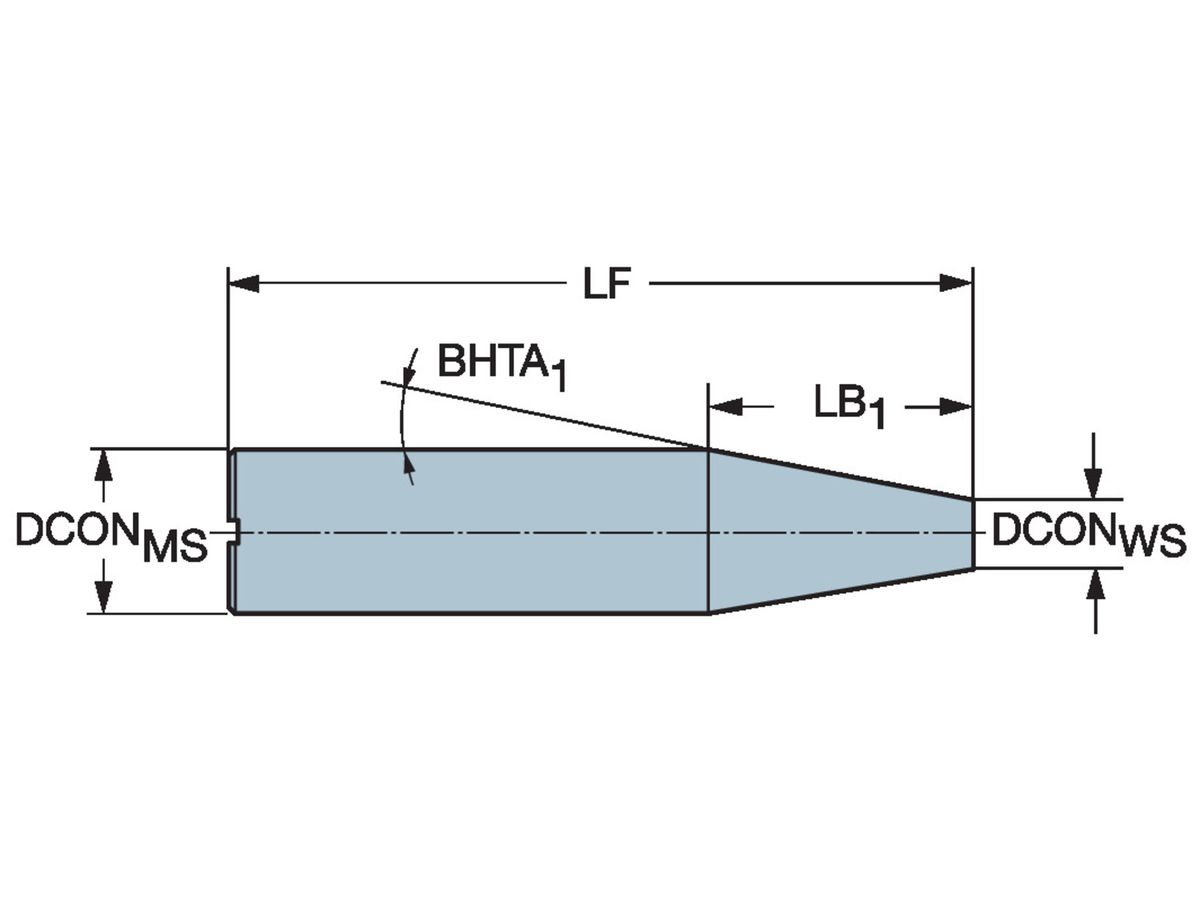 COROMANT Zylinderschaft für Coromant EH Adapter AE16-A19-CS-075