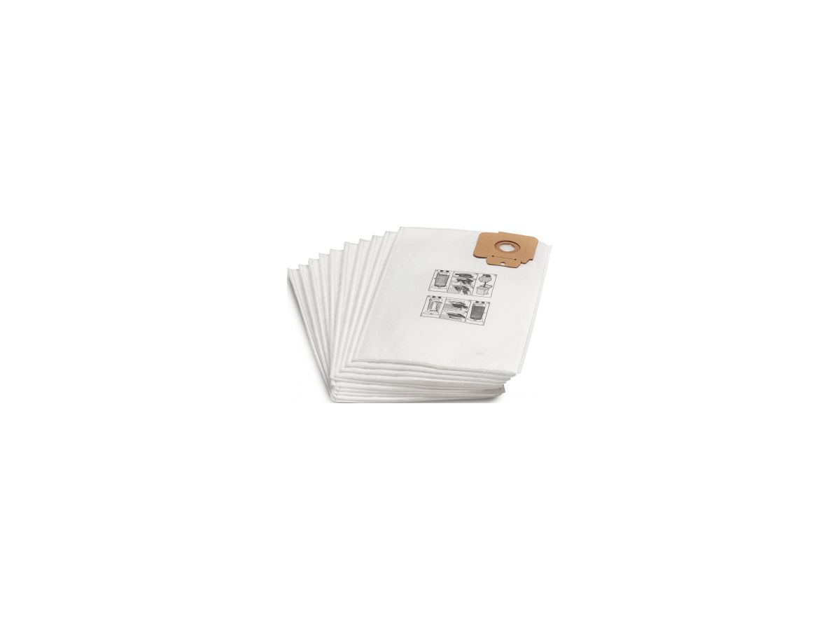 KÄRCHER Vliesfiltertüte für Sauger CV 30, CV 38, CV 48, 10 Stück