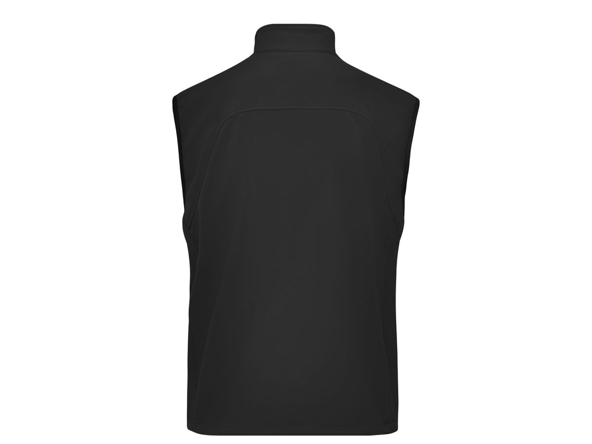 JN Mens Softshell Vest JN136 95%PES/5%EL, black, Größe L