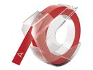 DYMO Prägeband 520102 9mmx3m sk Kunststoff glänzend rot