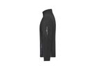 JN Men's Workwear Fleece Jacket JN842 100%PES, black/carbon, Größe 5XL