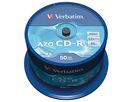 Verbatim CD-R 43343 52x 700MB 80Min. Spindel 50 St./Pack.