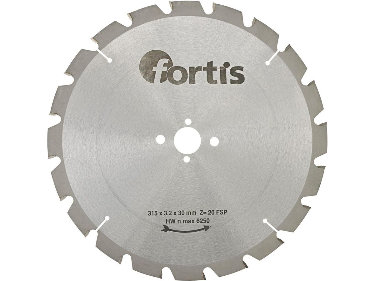 HW-Kreissägebl. 315x3,2 x30mm Z20 FF       Fortis
