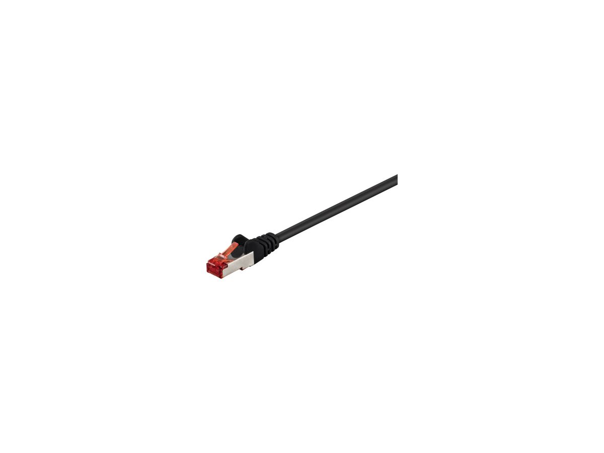 Goobay Netzwerkkabel 68698 Cat 6 3m schwarz