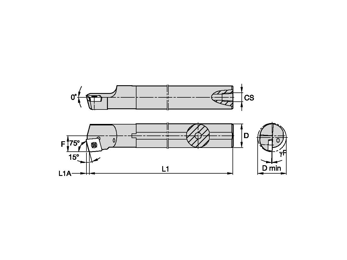 KENNAMETAL A20SSCKPR09 S BOHRSTANGE 20,0MM X 250,0MM