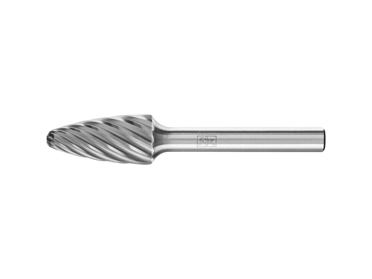 Stiftfrees HM ronde boogvorm 1225 roestv rij 6mm 12x25mm Pferd