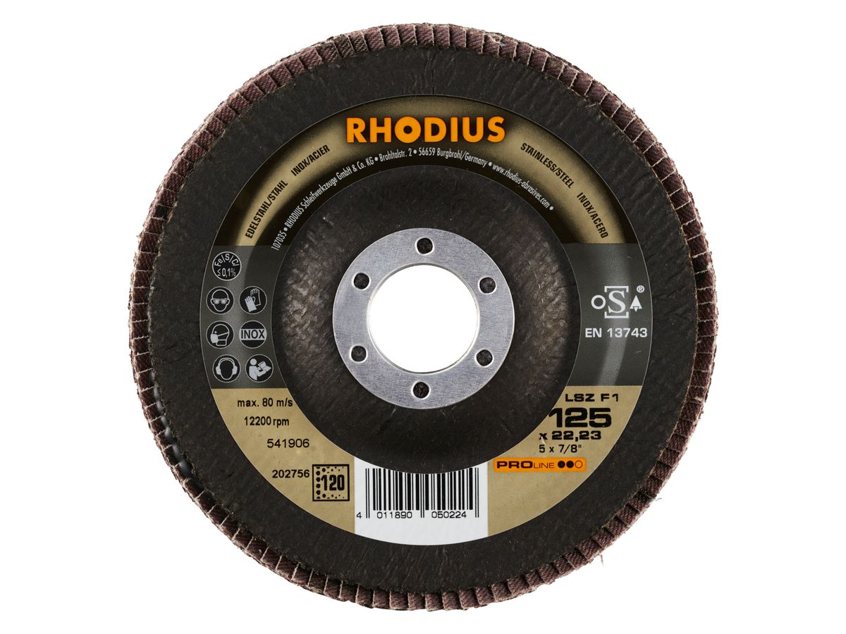 Lamellenschleifsch.LSZ F1 125mm K 120       Rhodius