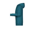 JN Ladies' Hoody 8023 petrol-melange, Größe L