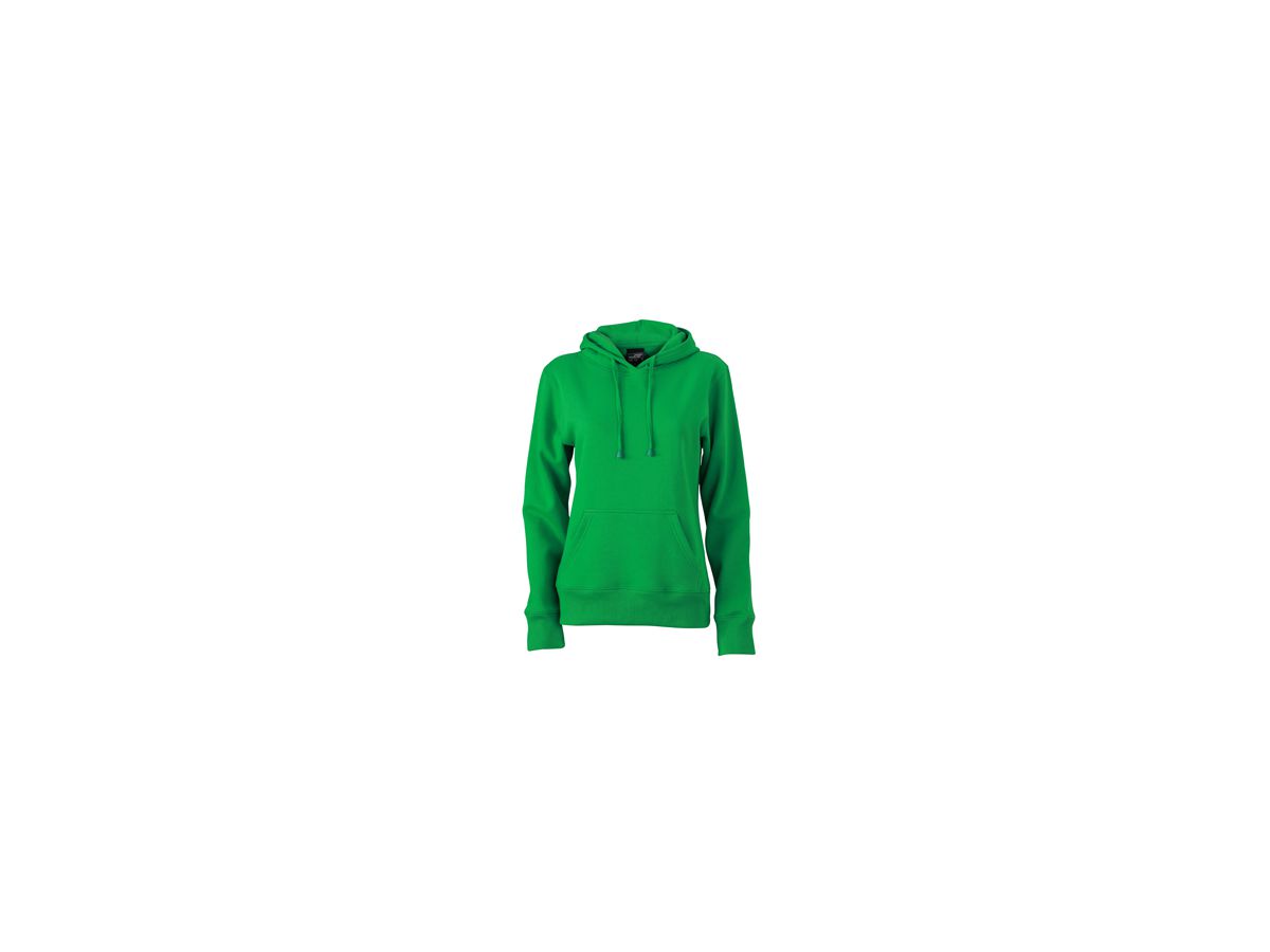 JN Ladies Hooded Sweat JN051 80%BW/20%PES, fern-green, Größe XL