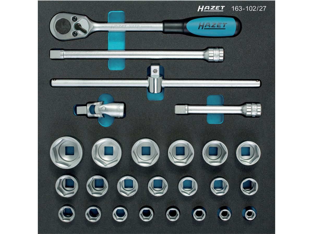 Tool module 163-102/27 Socket wrench Hazet