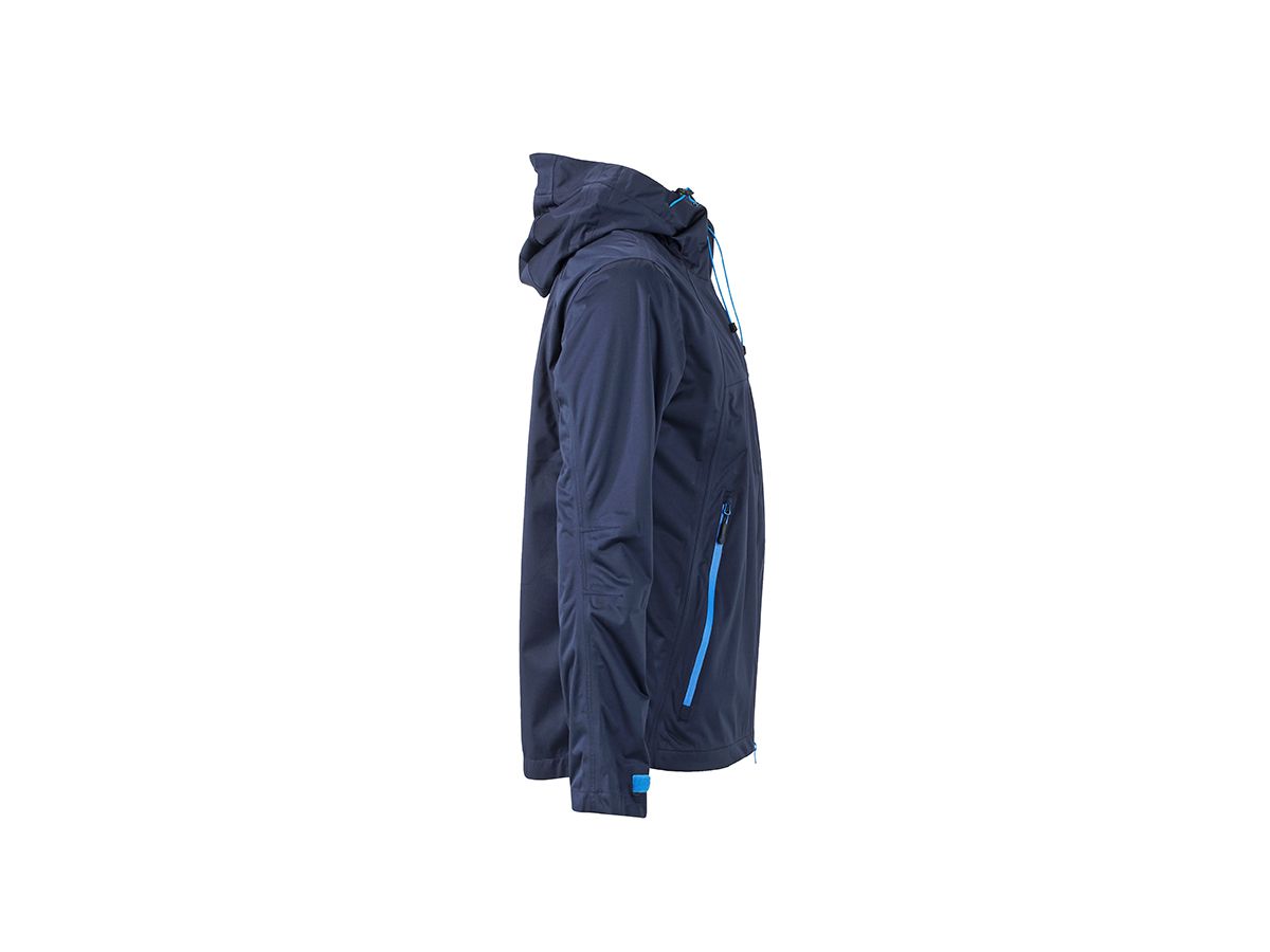 JN Mens Outdoor Jacket JN1098 100%PES, navy/cobalt, Größe XL