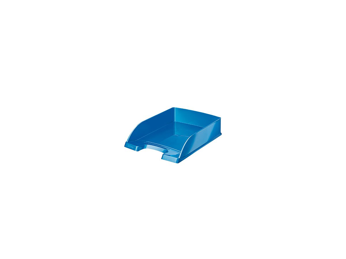 Leitz Briefablage WOW Plus 52263036 DIN A4 stapelbar PS blau metallic