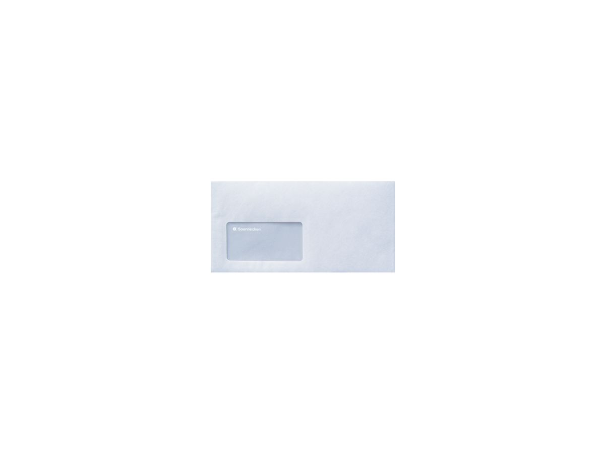 Soennecken Briefumschlag 2850 229x125mm mF sk weiß 25 St./Pack.