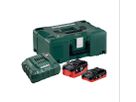 METABO Li-Ion Basis Set 18 V LiHD 1x 3,1 + 1x 5,2 Ah inkl. MetaLoc