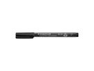 STAEDTLER Folienschreiber Lumocolor 318-9 0,6mm permanent schwarz