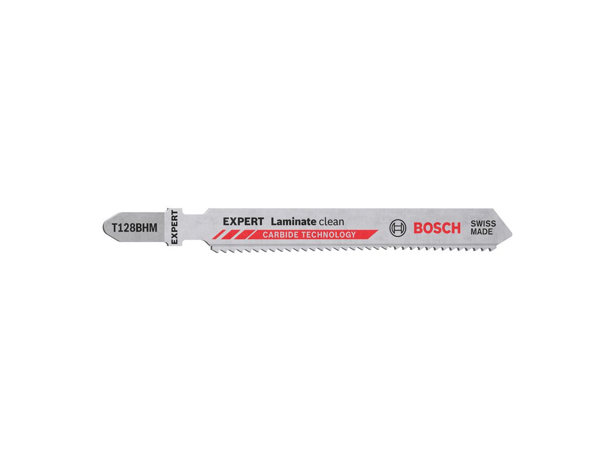 BOSCH Stichsägeblatt-Satz T  128 BHM Laminate Clean, VE 2