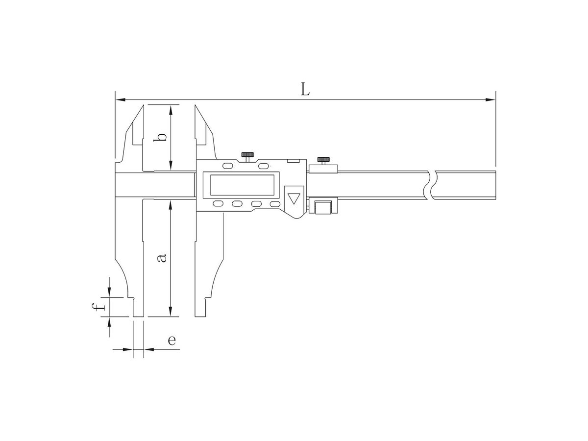 KEMMLER Digital-Werkstatt-Messschieber