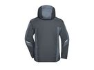 JN Craftsmen Softshell Jacket JN824 100%PES, black/carbon, Größe XL