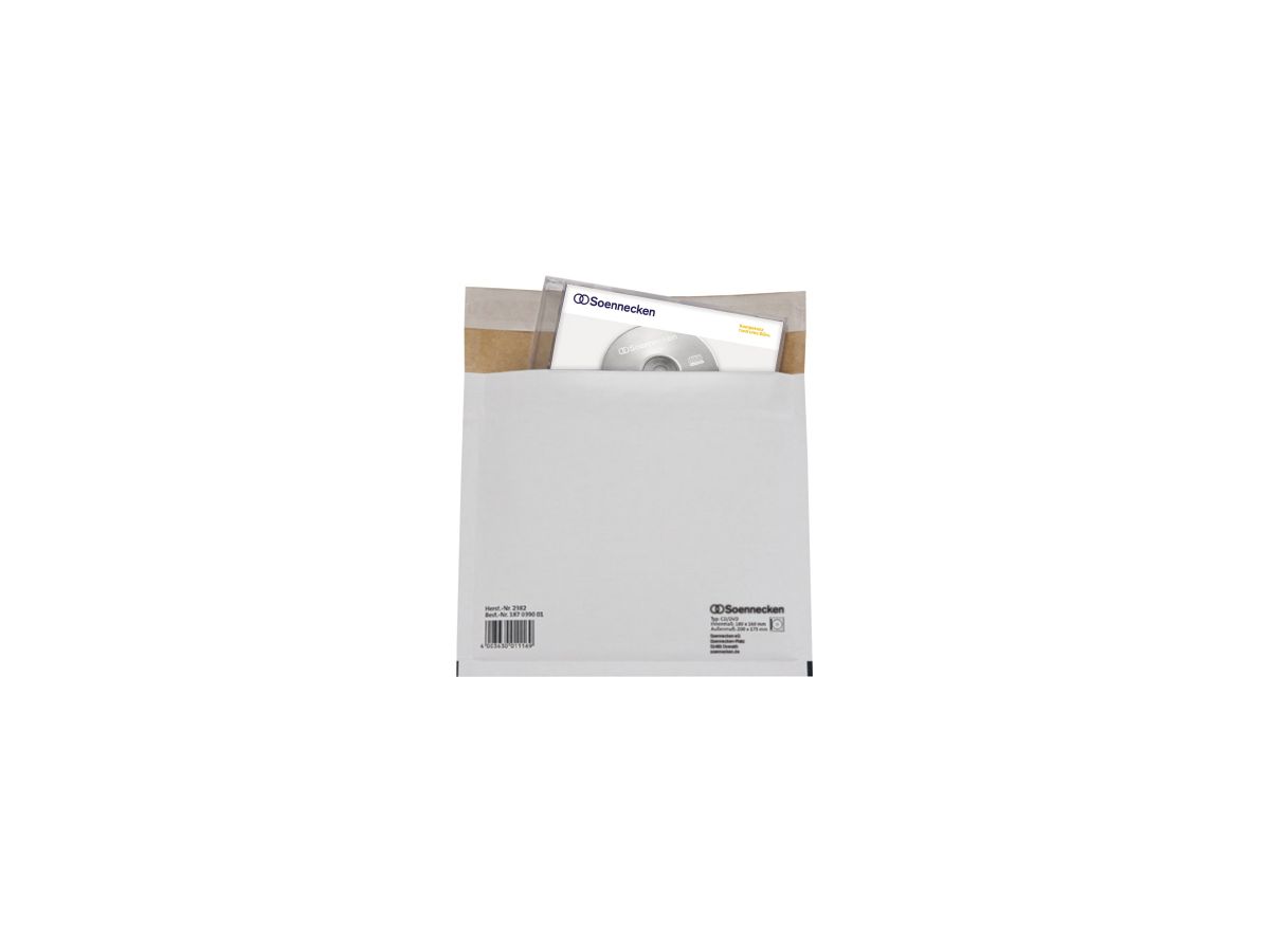 Soennecken CD/DVD Versandtasche 2382 hk Karton weiß