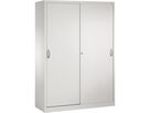 C+P Schiebetürenschrank 1950x1600x400mm, 7035, 8 Böden