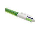 BIC Vierfarbkugelschreiber 4Colours Fluo 933948 bl/sw/rt/neon.ge