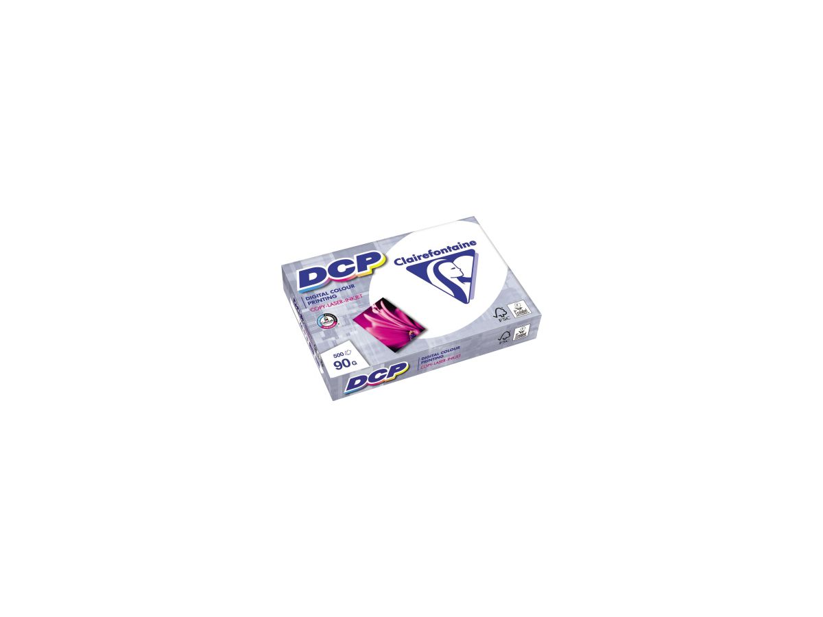 Clairefontaine Farblaserpapier DCP 1833C DIN A4 90g ws 500 Bl./Pack.