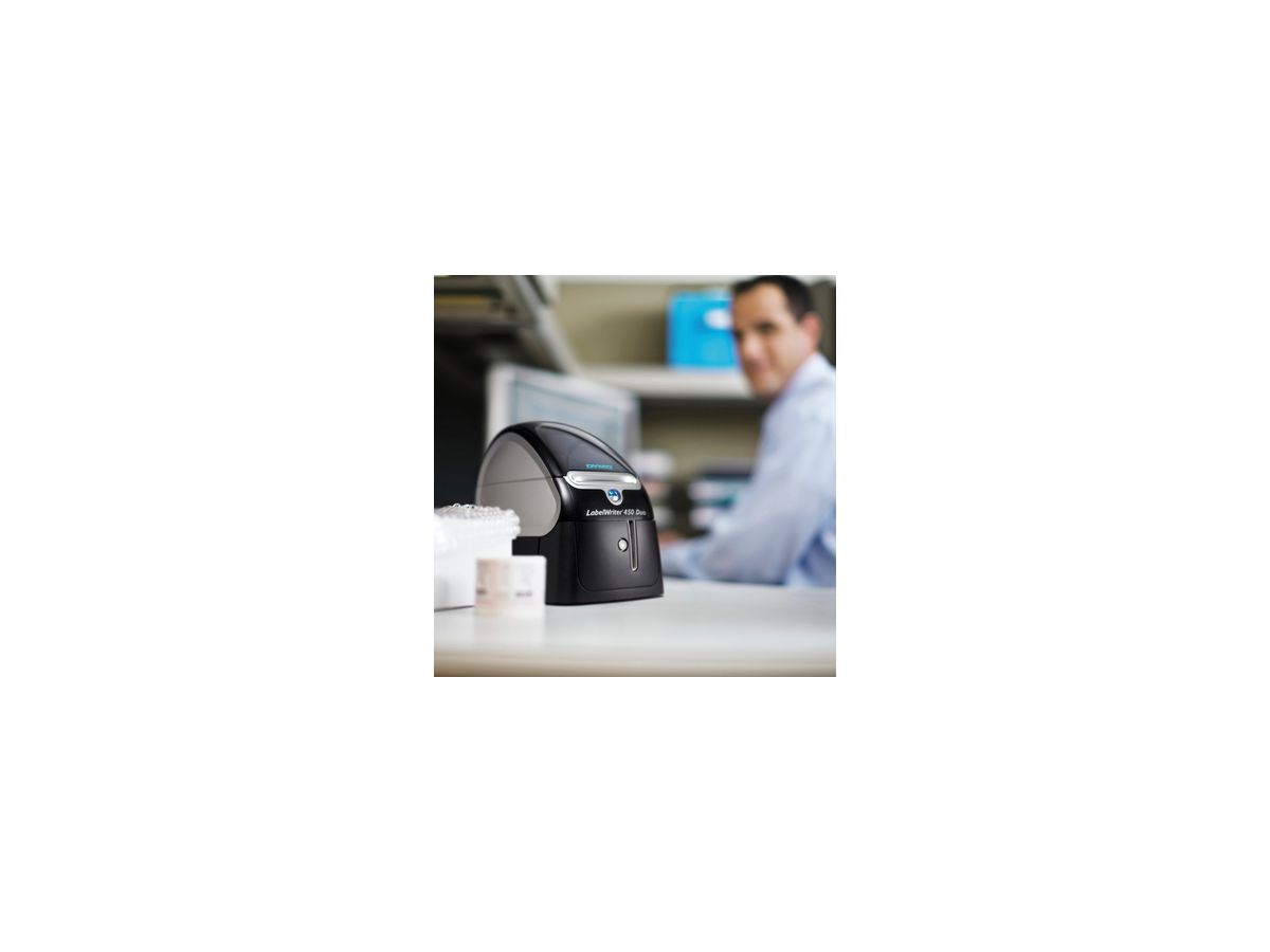 DYMO Etikettendrucker LabelWriter 450 Duo S0838920 schwarz