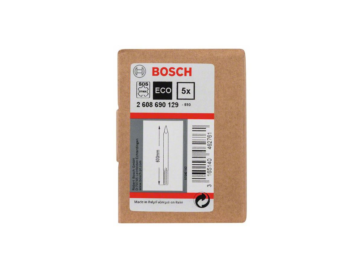 BOSCH Spitzmeissel SDS-Max 600mm 2608690129 5er