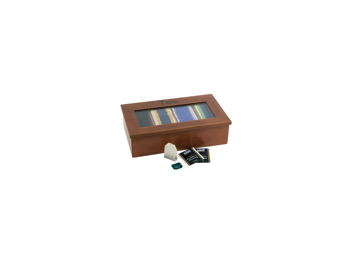 APS Teebox 11574 Holz rotbraun