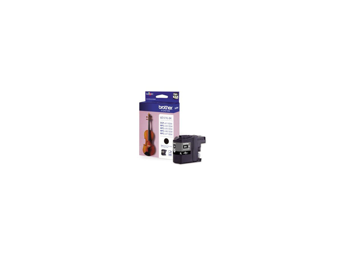 Brother Tintenpatrone LC127XLBK 1.200Seiten schwarz