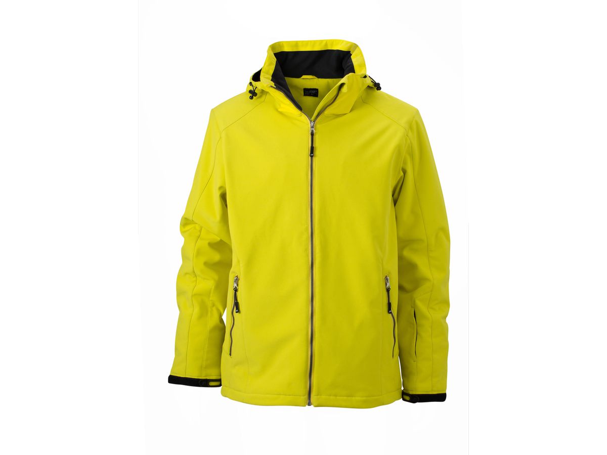 JN Mens Wintersport Jacket JN1054 92%PES/8%EL, yellow, Größe 3XL