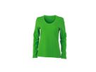 JN Ladies Stretch Shirt lang JN927 95%BW/5%EL, lime-green, Größe M