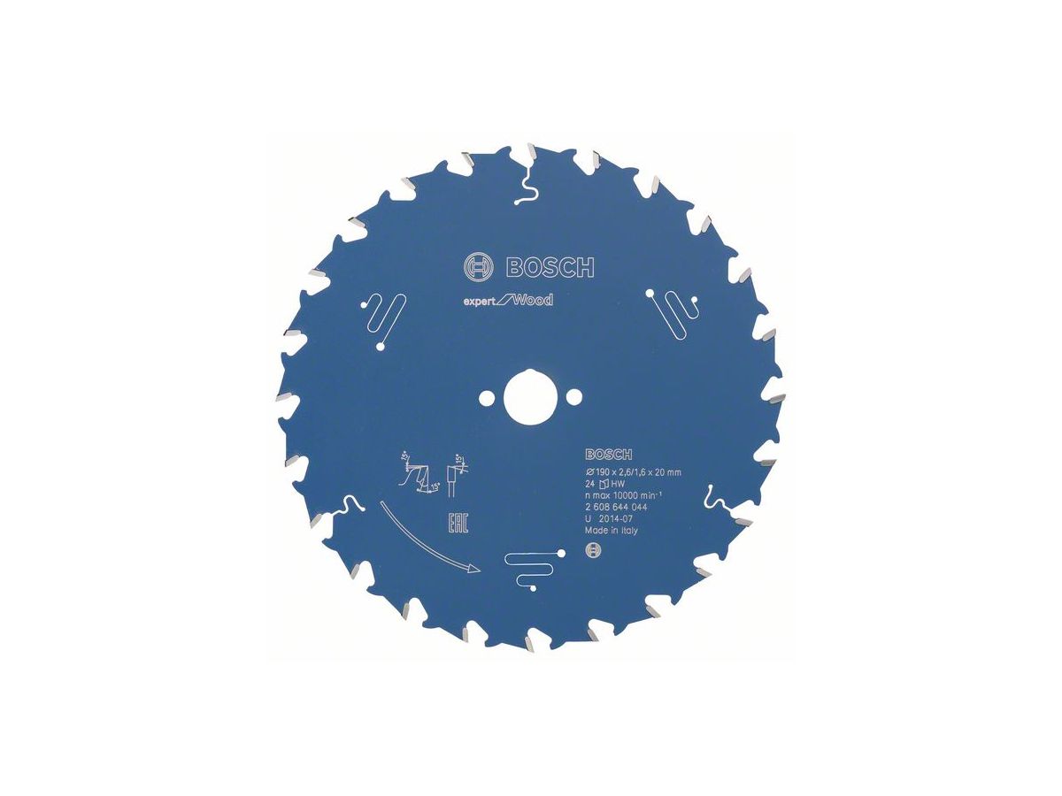 Kreissägeblatt Expert for Wood, 190 x 20 x 2,6 mm, 24WZ
