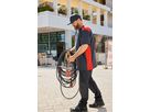 JN Herren Workwear  T-Shirt JN860 carbon/red, Größe XS