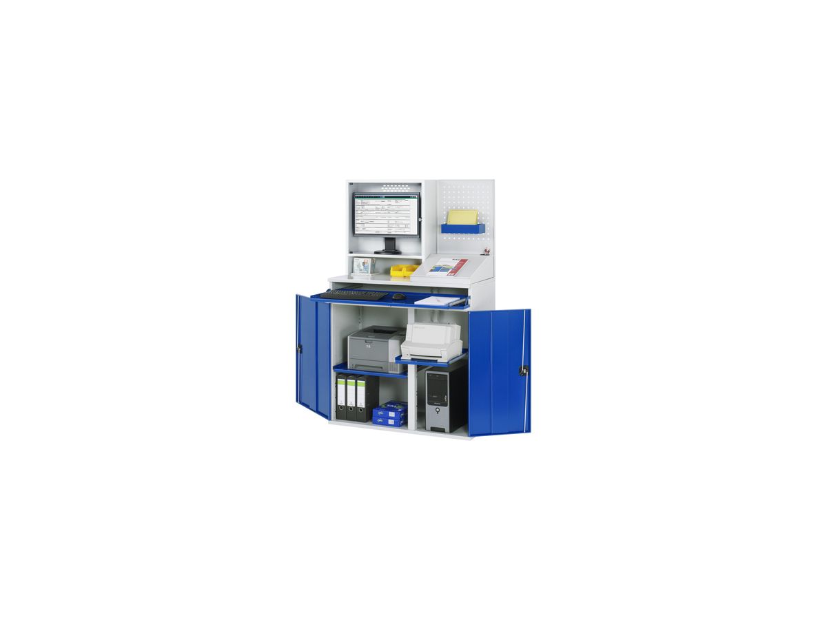 Computer-Station SMK 1100x520x1770 MG T250 TW
