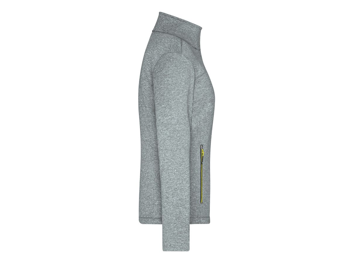 Ladies' Softshell Jacket JN1147 Fb. dark-melange/yellow, Gr. L