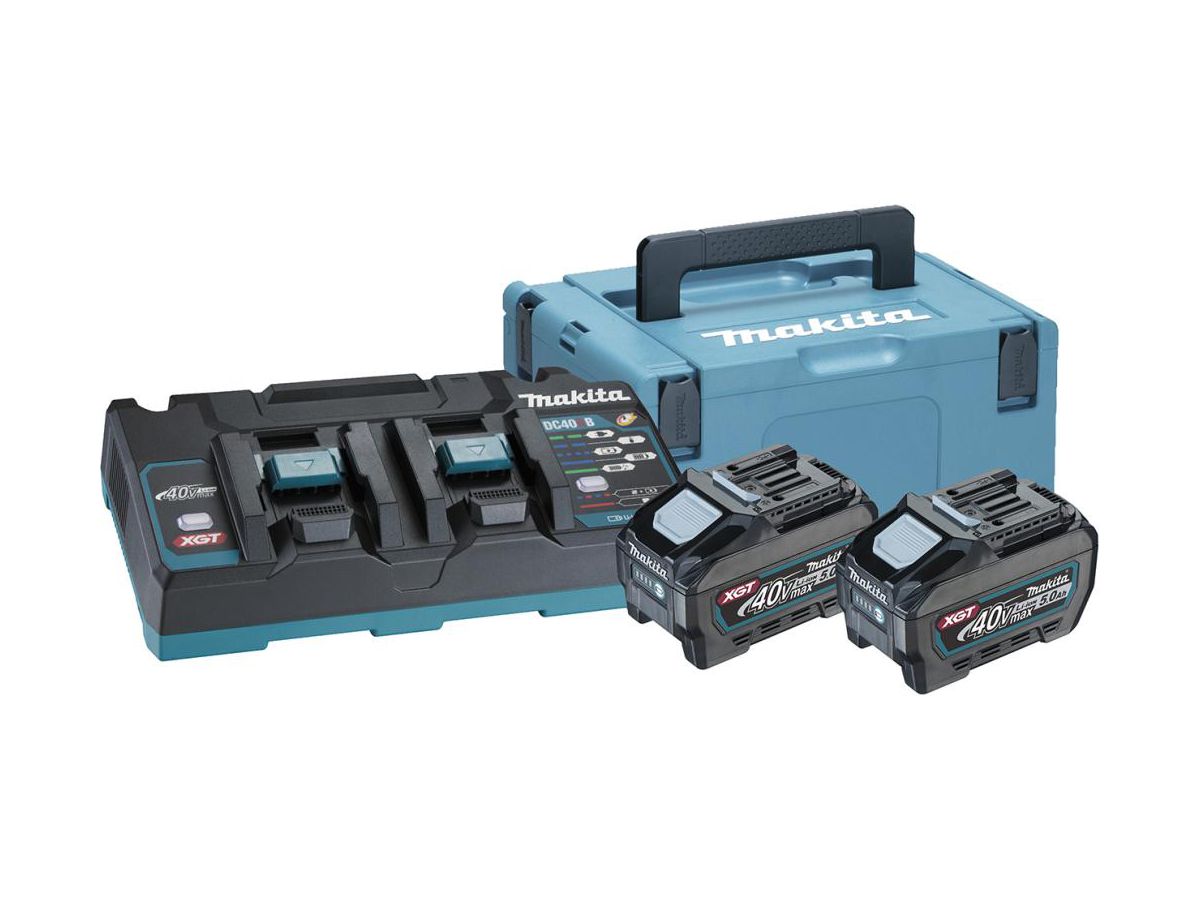 Makita Power Source-Kit 40V  5,0Ah inkl. Schnellladegerät & 2 Akkus im MAKPAC