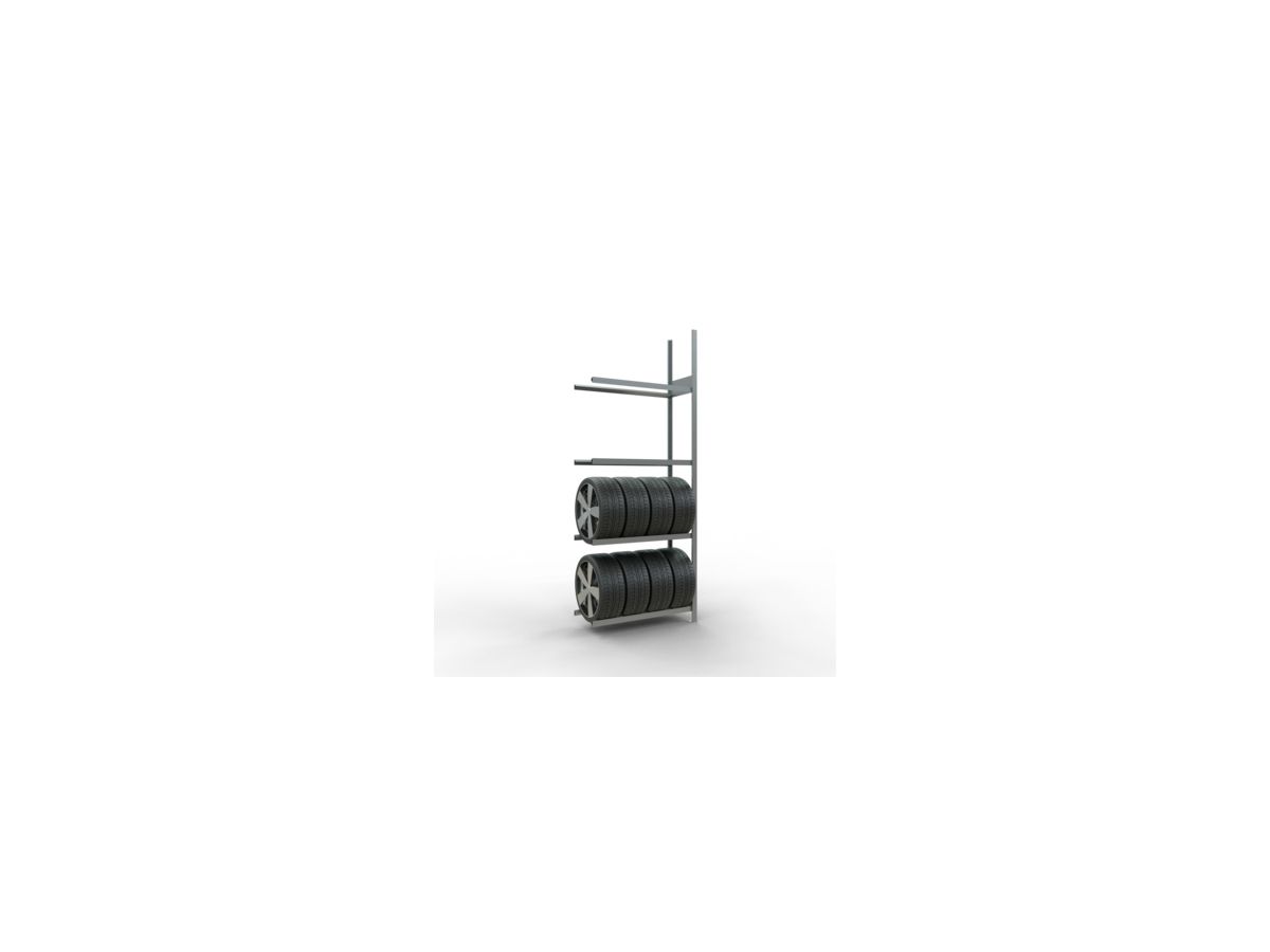AR Räder/Reifen verzinkt 4 Ebenen/150 kg Tragkraft