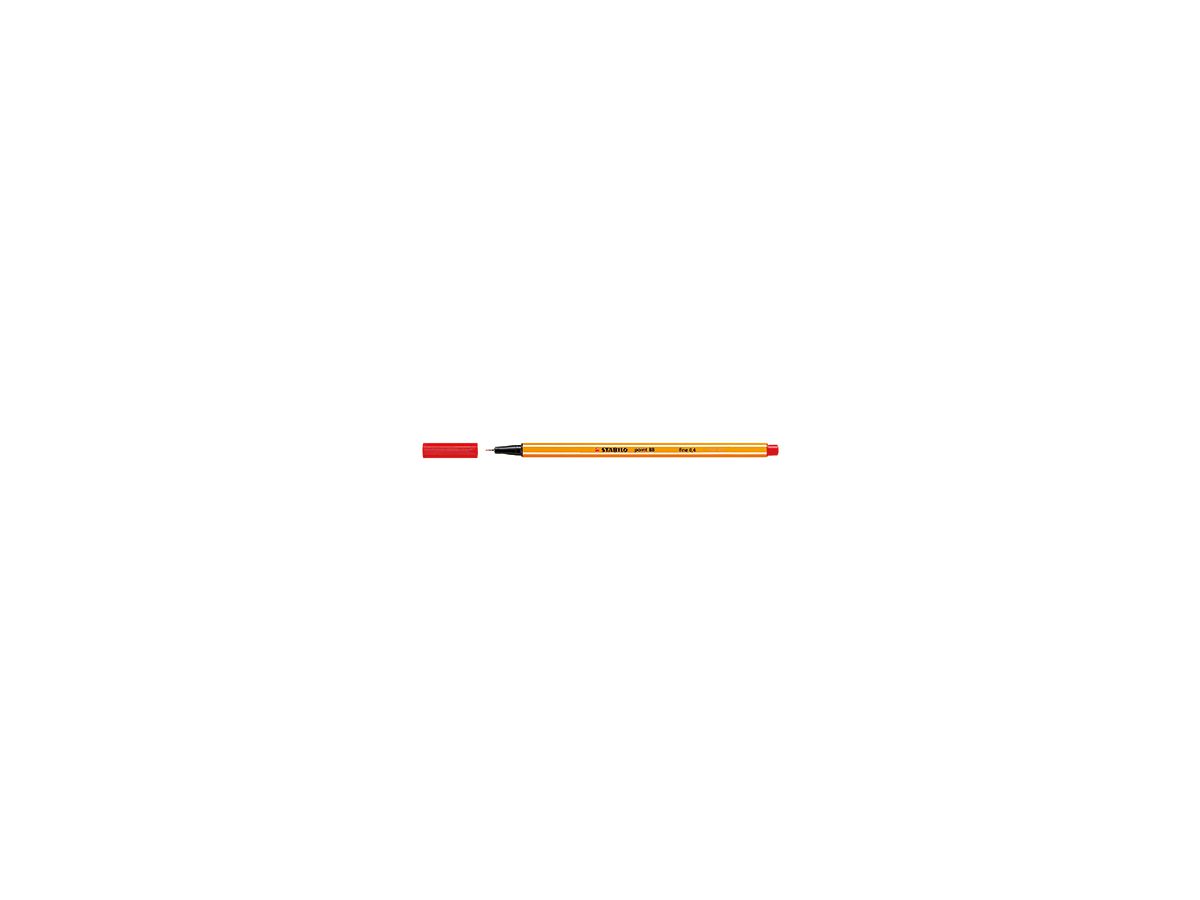 STABILO Fineliner point 88 88/40 0,4mm rot