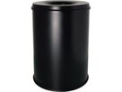 helit Papierkorb H2515495 15l rund Metall schwarz