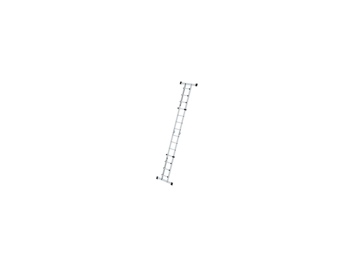 Günzburger Teleskopleiter 4-teilig mit Traverse 4x4 Sprossen  Art.-Nr.:32122