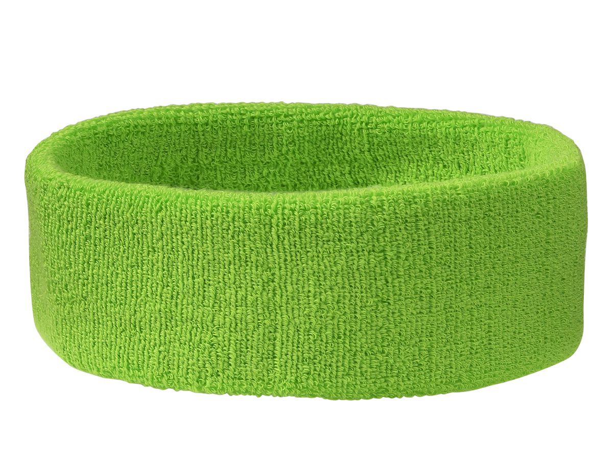 mb Terry Headband MB042 80%BW/20%EL, lime-green, Größe one size